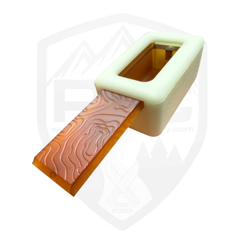 CountyComm Tiny Ultem Topo Pocket Box w/ Glow Silicone Holder