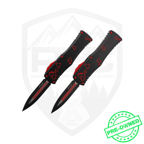 Microtech Twin Flames Hera D/E, set of two, w/ box, Pre-Owned