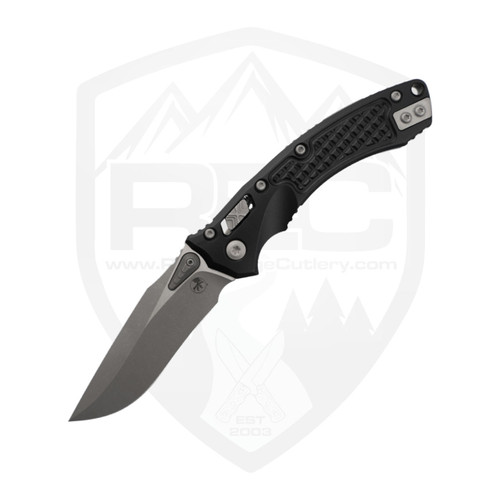 Microtech Amphibian Mini, Black Frag Aluminum, Apocalyptic M390MK - 137MRL-10APFR