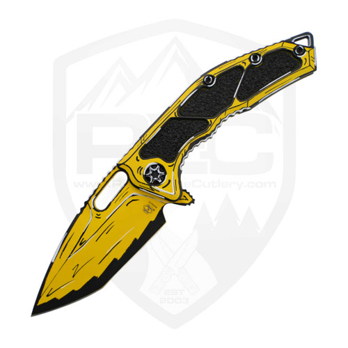 Heretic Medusa Manual Tanto, Cel Shaded Yellow, Magnacut - H009-CS-YW