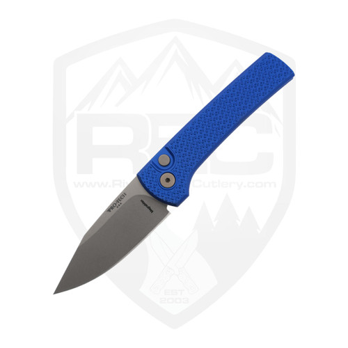 ProTech Scapegoat Compact Auto, Carbide Texture Blue Aluminum, Stonewash MagnaMax - RCS1105-Blue
