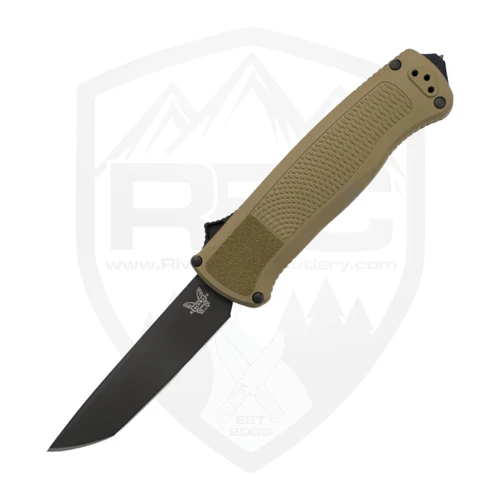 Benchmade Shootout OTF Tanto, Coyote Grivory, DLC S30V - 5370BK-11