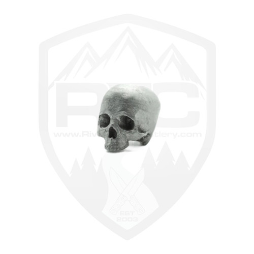 Prometheus Design Werx Anatomical Memento Mori Lanyard Bead - Titanium