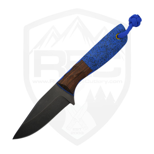 Aux Mfg Custom Runt XL, Blue GripX w/ Ironwood, Acid Wash AEB-L