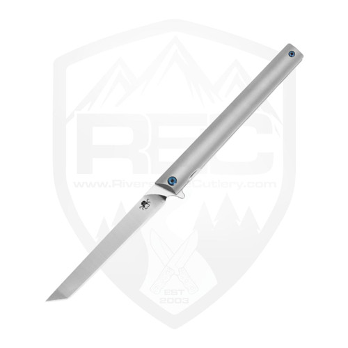 Klaken Regent Flipper Tanto, Titanium Frame Lock, Satin D2 -J286-SLT