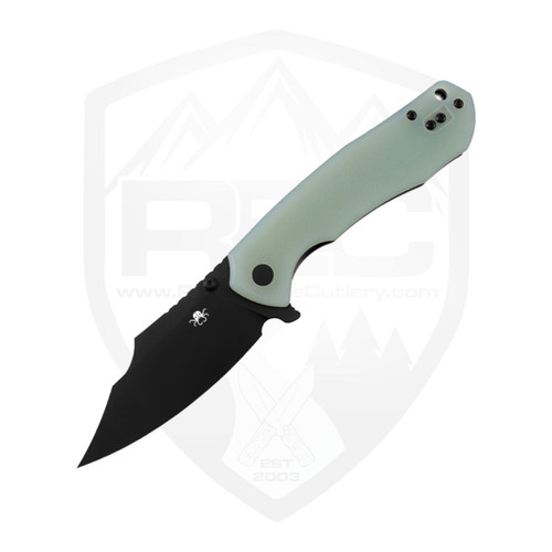 Klaken Specter Flipper Liner Lock, Jade G10, Black D2 - K01-Jade