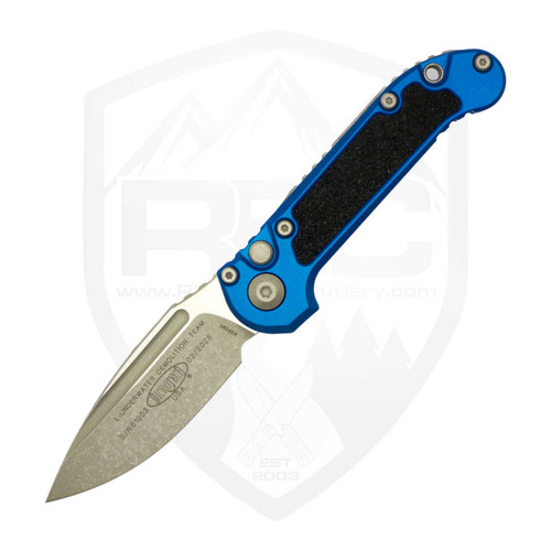 Microtech LUDT Gen III S/E, Blue Aluminum, Apocalyptic M390MK - 1135-10APBL