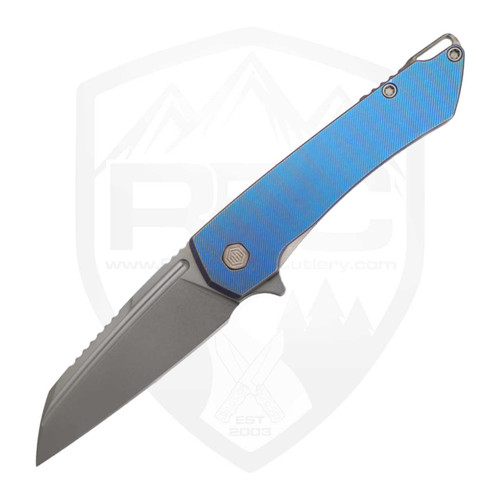 Machinewise Mojave, Anodized Blue Titanium, S90V - #1453