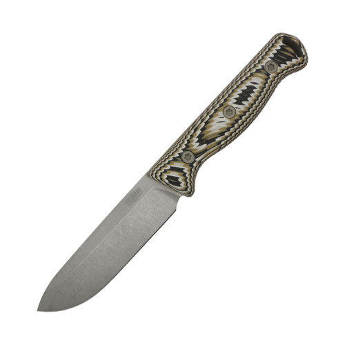 Hellbender Blade Co Mudpup 5 Gen 2, Rattlesnake G10, Stonewash Magnacut, Kydex Sheath
