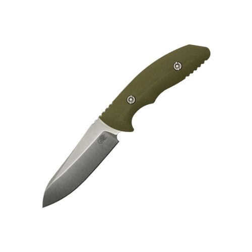 Hinderer Knives Flashpoint Sheepsfoot, OD Green G10, Stonewash Magnacut
