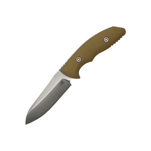 Hinderer Knives Flashpoint Sheepsfoot, Coyote G10, Stonewash Magnacut