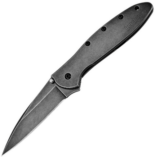 Kershaw Leek Blackwash Stainless Steel, Blackwash 14C28N - 1660BLKW
