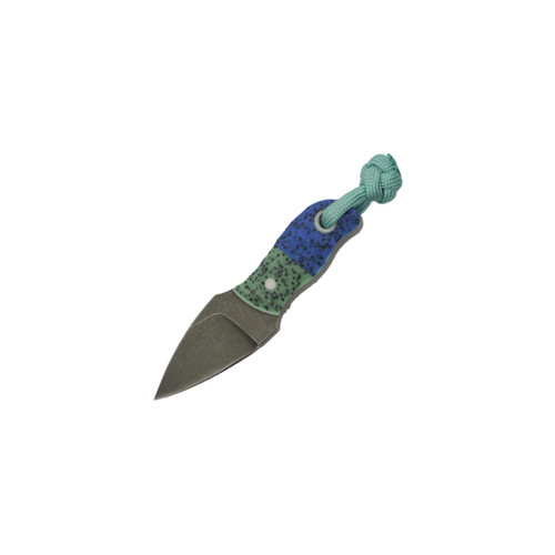 Aux Mfg Custom Pocket Lint, Teal and Blue GripX, Acid Wash AEB-L