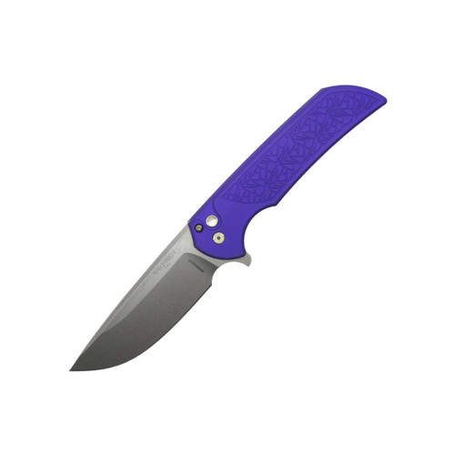 ProTech Mordax, Purple Aluminum Nexus Texture, Stonewash Magnacut, Serialized 1 of 65 - BSW26.Mordax.1