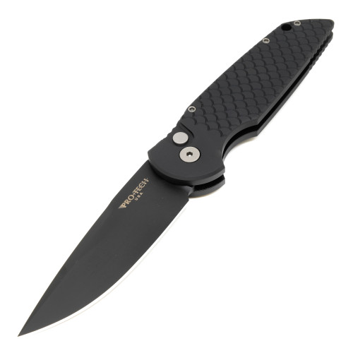 ProTech TR-3 X1 Clip Point Black Fish Scale/Black P/E