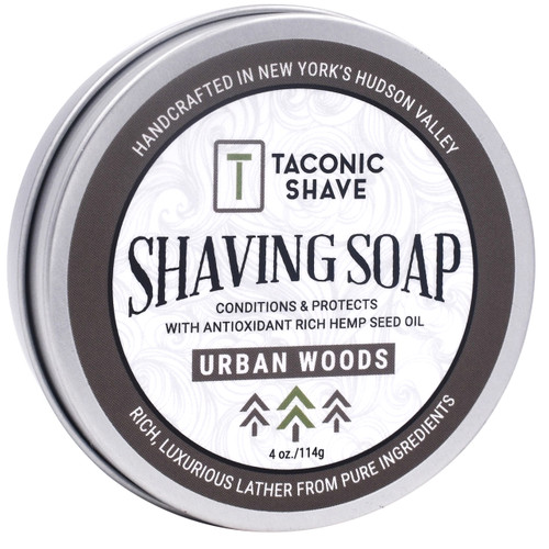 Taconic Shave Soap, Urban Woods 4oz