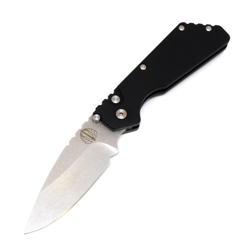 ProTech Strider PT - Black Handle - Stonewash Blade - 2301-SW