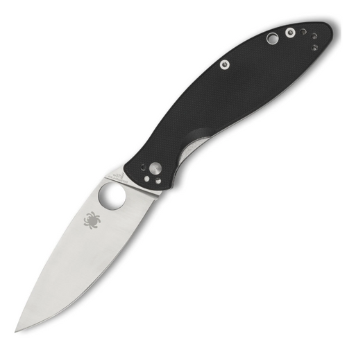 Spyderco Astute, Black G10 / Satin 8Cr13MoV - C252GP