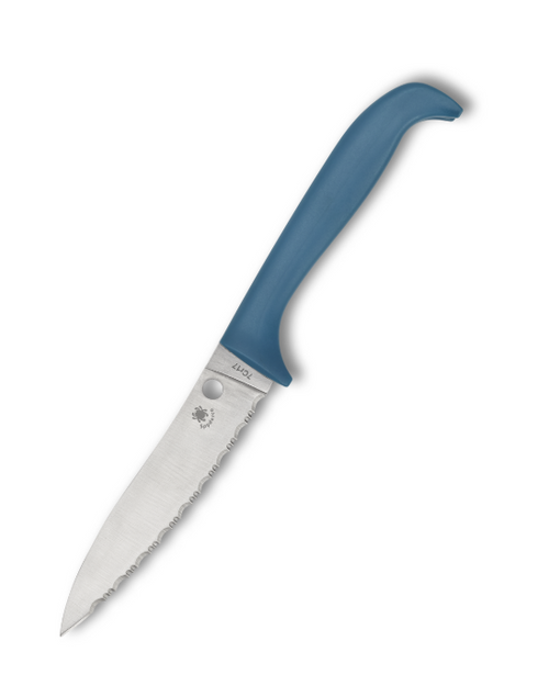 Spyderco K20SBL Counter Puppy Blue Serrated
