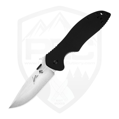 Kershaw Emerson CQC-6K Wave Black G10, Satin D2 - 6034D2
