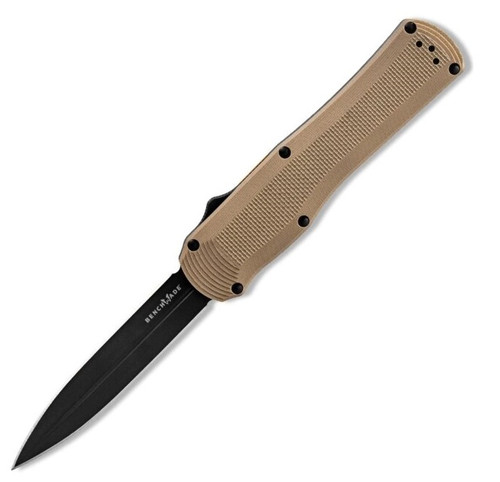 Benchmade 3400BK-2 Autocrat, Tan G-10 / Black Cerakote CPM-S30V