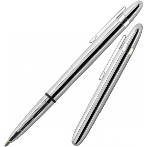 Fisher Bullet Pen Chrome with Clip, 400CL