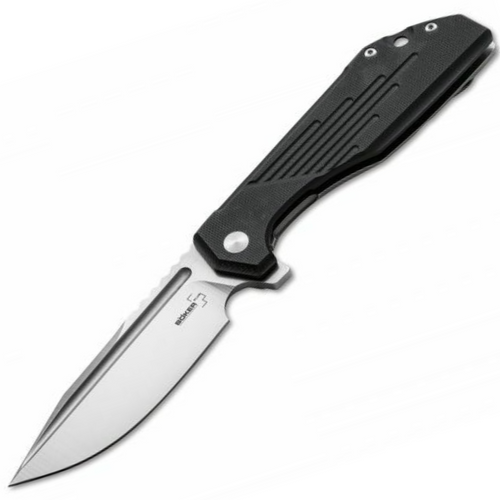 Boker Plus Balisong Tactical Large Satin D2 Black G10 Balisong Folding  Knife For Sale