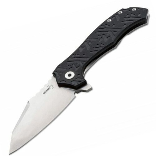 Boker Plus CFM A1 - Black G10/Stainless Steel / Satin 14C28N - 01BO766