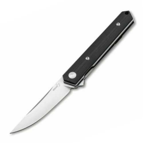 Boker Plus Kwaiken Mini Flipper - Black G10 / Satin D2 - 01BO268