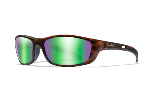 Wiley X P-17KA POL Emerald Lens/Gloss Demi Frame