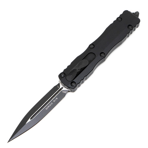 Microtech Dirac Double Edge Tactical, Black Aluminum / Black M390 - 225-1T