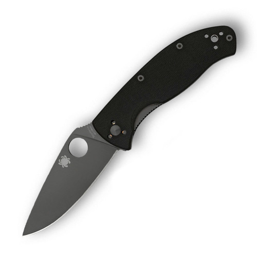 Spyderco Tenacious, Black G-10 / Black Oxide 8Cr13MoV - C122GBBKP