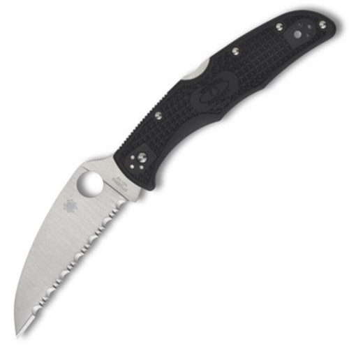 Spyderco Endura 4 Wharncliffe Black FRN SpyderEdge, Satin VG-10 - C10FSWCBK