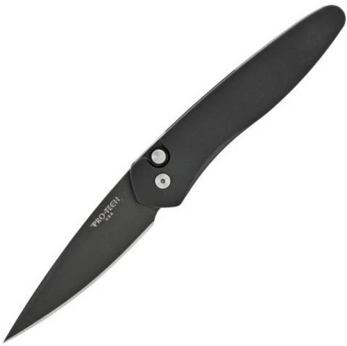 Pro-Tech Newport - Black Handle - Black Blade - 3407