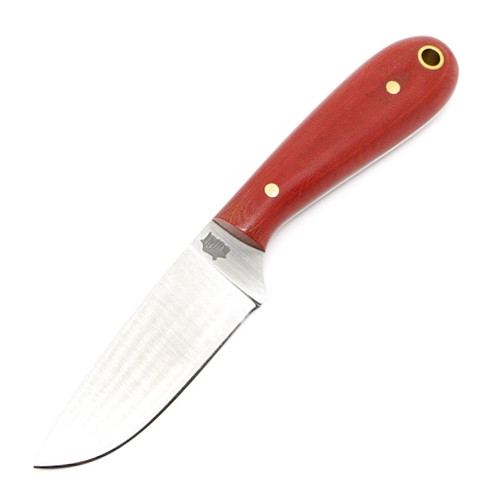 LT Wright Frontier First Red Linen Micarta AEB-L