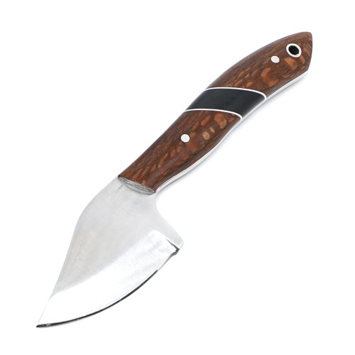 Bordertown Blades "Eli Parker" 01 Tool Steel Lacewood/G10 Handle White Liner