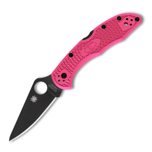 Spyderco Delica 4, Pink FRN / Black TiCN CPM-S30V - C11FPPNS30VBK