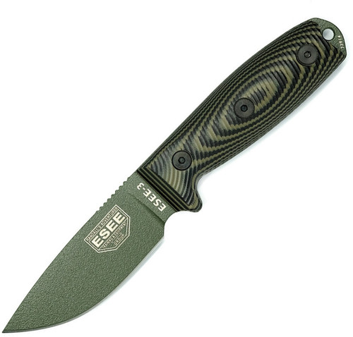 ESEE Model 3 3D OD Green G10 / OD Green 1095HC