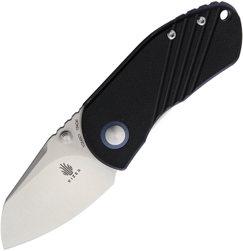 Kizer Contrail - Black G10 / Stonewash 154CM - V2540C1