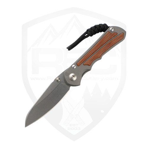 Chris Reeve Knives Small Inkosi Insingo Natural Micarta, Stonewash MagnaCut - SIN-1030