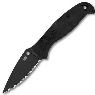Spyderco Autonomy 2 SpyderEdge Black G-10, Black LC200N - C165GSBBK2
