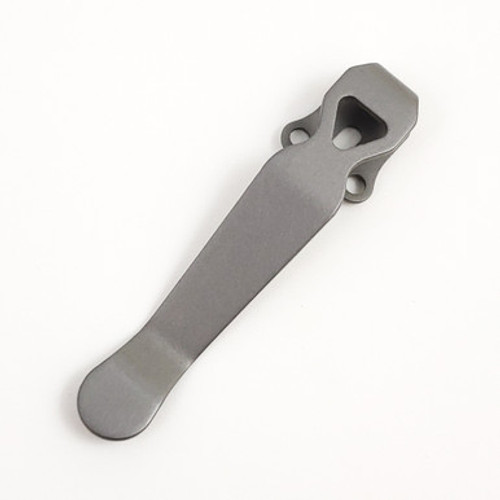 Lynch Northwest Benchmade Standard Titanium Deep Carry Clip, Sandwashed
