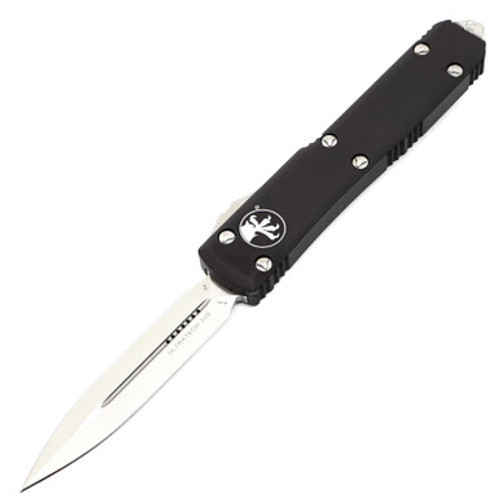 Microtech Ultratech Double Edge, Black Aluminum / Satin M390 - 122-4