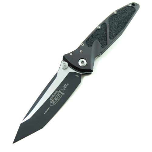 Microtech SOCOM Elite Manual Tanto, Black Aluminum / Black M390 - 161-1