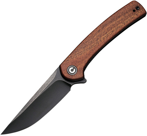 Civivi Mini Asticus - Cuibortia Wood / Black Stonewash 10CR15CoMoV - C19026B-5