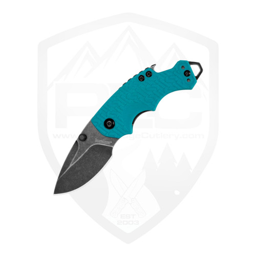 Kershaw Shuffle Teal GFN, Blackwash 8Cr14MoV - 8700TEALBW
