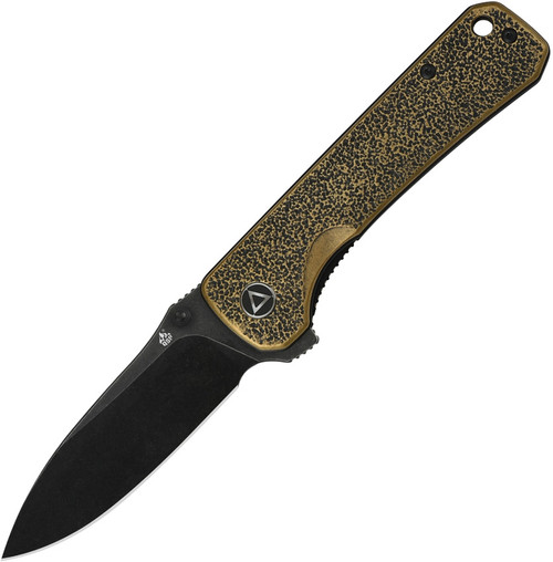 QSP Hawk - Black Textured Brass \ Black 14C28N - QS131-L QSP Hawk - Black Textured Brass \ Black 14C28N - QS131-L