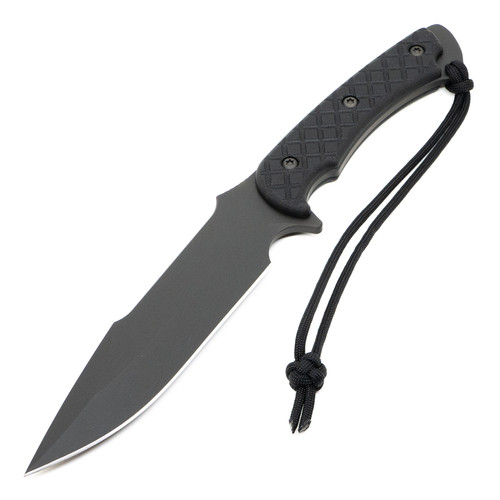 Spartan Blades Horkos - Black CPM S45VN / Black Micarta w/ Black Nylon MOLLE Sheath - SB4BKBKNLBK