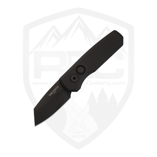 ProTech Runt 5 Reverse Tanto - Black Aluminum / DLC CPM-20CV - R5203