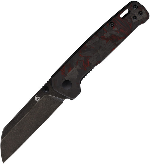 QSP Penguin Red/Black Shredded Carbon Fiber QS130-URD